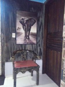 Quarto refrigerado com cama de casal