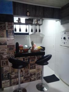 Quarto refrigerado com cama de casal