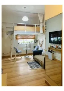 Bohemian Inspired Studio Unit1 at Trees Residences - Amitty Ville