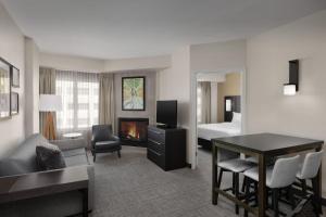 Two-Bedroom Suite with Fire Place room in Residence Inn Charlotte SouthPark