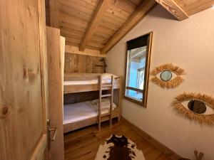 Appartements Chalet vue Mont Blanc avec jacuzzi exterieur : photos des chambres