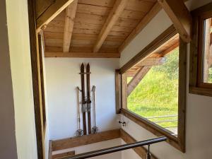 Appartements Chalet vue Mont Blanc avec jacuzzi exterieur : photos des chambres