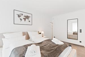 TOP Apartments - Stilvolle Wohnung im Stadtzentrum - Loggia - Kingsize Bett - Smart TV - Netflix - 60qm - 24h Check-In