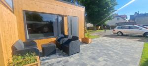 Nowe, klimatyzowane Słoneczne Domki Pustkowo 1 minuta od morza