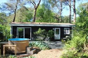 Mooi 4p Wellness chalet in het Bos met finse Sauna en Hottub - 德文格洛