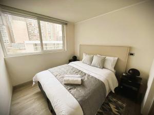 HOM I Comodo y Acogedor Depto 2D2B 3PAX Santiago