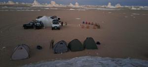 White Desert Safari Trips in Bahariya Oasis