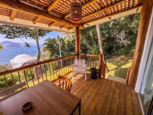 Casa Varandas - Estúdio Garoupa TV, AC, Frigobar - Praia do Felix