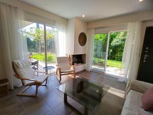 Garden house by the sea