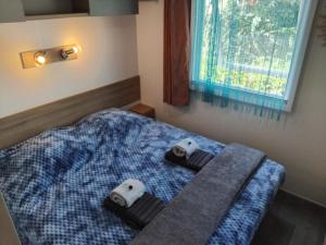 MOBIL HOME GLAMPING CONFORT DUN HOTEL SANS LES CONTRAINTES PISCINE PROMOTION SEPTEMBRE 3 CHAMBRES - 2 SdB -climatisé - 300m de la mer - piscine - parking -