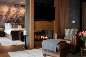 Deluxe Suite room in The Chedi Andermatt