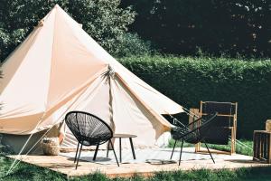 Boutique camping Whanau, verwarmde tenten