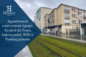 Appartements Homey Hanna - Parking, Centre-ville, Proche Geneve : photos des chambres