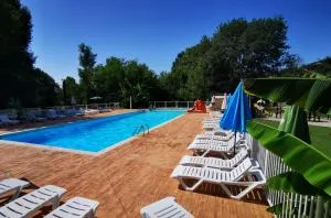 camping nature le Valenty mobil-home-Dordogne panoramique clim piscine - 圣马丁勒瑞杜