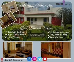 BnBBuddy 2 BHK Aravalli Hills view in Gurugram - Bhundsi