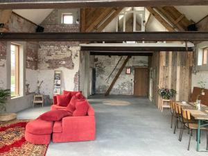 Schuurloft Hof ten Bogaerde met biozwembad, veldzicht & uilennest