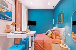 Nice Renting - SPITALIERI - Chic & Cosy Art Deco Nest Nice Étoile