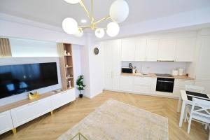 FLH - SIBIU - The Evolution LUXURY Apt - 2 Bedrooms, 1 Livingroom, 2BA with 3 ACs Units and Panoramic view - Sleeps 6 - Shopping City Mall