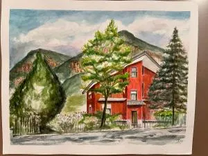 Casa Rossa al Lago - Apt Terrazza - Leffe