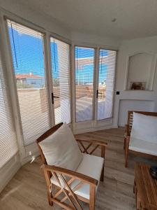 Appartement 3 chambres avec terrasse vue mer à 150 m de la plage