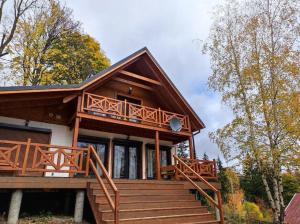 Dom drewniany z sauną i jacuzzi w Szklarskiej Porębie