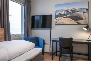 Compact Single room in Quality Hotel Grand Farris