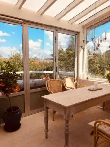 Charming sunroom with panorama view - Langå