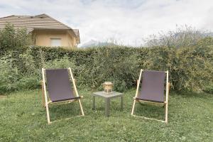 Appartements Le Cairn du Morgon - Appt vue montagne 4p : photos des chambres