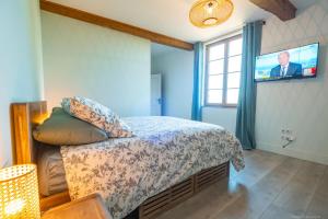 Maisons de vacances Les Blancs - Au coeur des vignes - Piscine : photos des chambres
