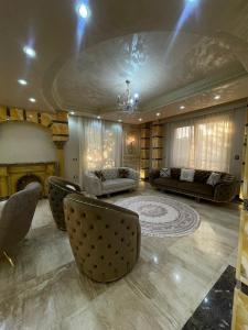 فيلا مفروشه للإيجار كومبوند رويال هيلز اكتوبر