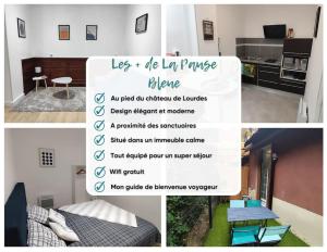 Appartements Appartement La Pause Bleue : photos des chambres