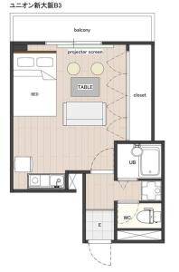 BIG SALE 新大阪駅近く B3 Guest House ユニオン新大阪,リーズナブルで長期滞在にも最適