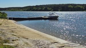Leśna Rezydencja z plażą nad Zalewem Chańcza, sauna, bania SPA
