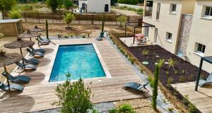 Le Clos de L-Oliveraie - Appartements de charme avec piscine proche d-Uzes : photos des chambres