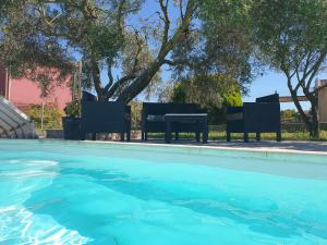 Appartements Gite et piscine l-ecrin aux oliviers en Cevennes : photos des chambres
