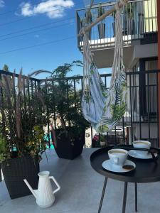 Leaf Apartament Łódź prywatne miejsce parkingowe