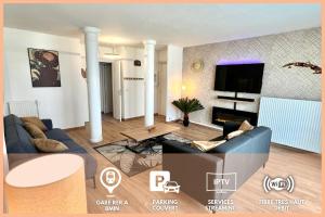 Appartements El Cubanito Athena - Residence de Standing - 2 Chambres - Parking Prive - Gare a 8 min : photos des chambres