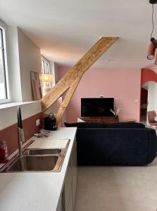 Appartements Grand Appartement ultra moderne Plein Centre, plage a pieds, avec parking : photos des chambres