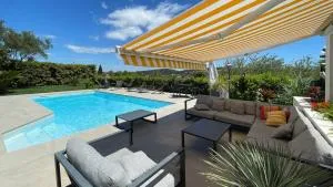 Belle villa calme, piscine, 4 chambres climatisées à 8km de Montpellier classée meublé de tourisme 4 étoiles - 圣热利迪弗斯克