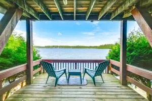 Waterfront Harrisville Home with Outdoor Fireplace! - Gouverneur