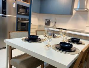 Férias na praia c piscina e espaço de lazer