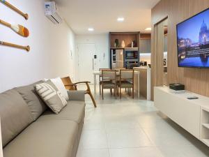 Férias na praia c piscina e espaço de lazer