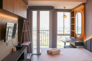 Studio (No Kitchen) with Sea View Tokyo Riverside PIK 2 Apartment By Travelio