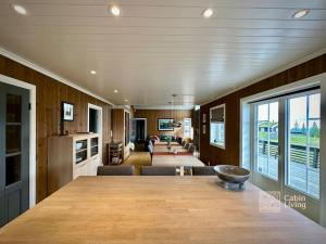 High-standard cabin with jacuzzi and sauna