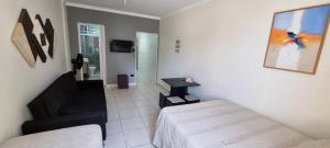 Apartamento Kit Ocian na Praia Grande Frente Mar