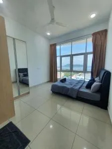 Southbay Seaview Condo A2 10minQueensbay 10minSpice - Kampong Batu Maung