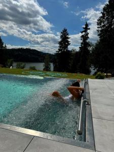 Czorsztyn Prestige Osada - dla osób od 12 lat - przyjazna psom z dostępnym parkiem dla psów z przepięknym widokiem na jezioro