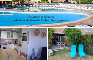 Maisons de vacances maisonnette de vacance dans residence avec piscine a 12m des plages : photos des chambres