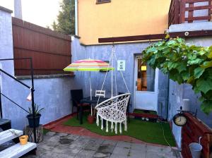 Domeček u letište s vlastním vstupem a vlastní zahrádkou