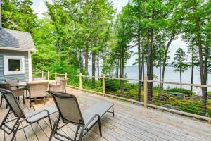 Coastal Branch Lake House with Dock and Game Room